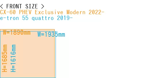 #CX-60 PHEV Exclusive Modern 2022- + e-tron 55 quattro 2019-